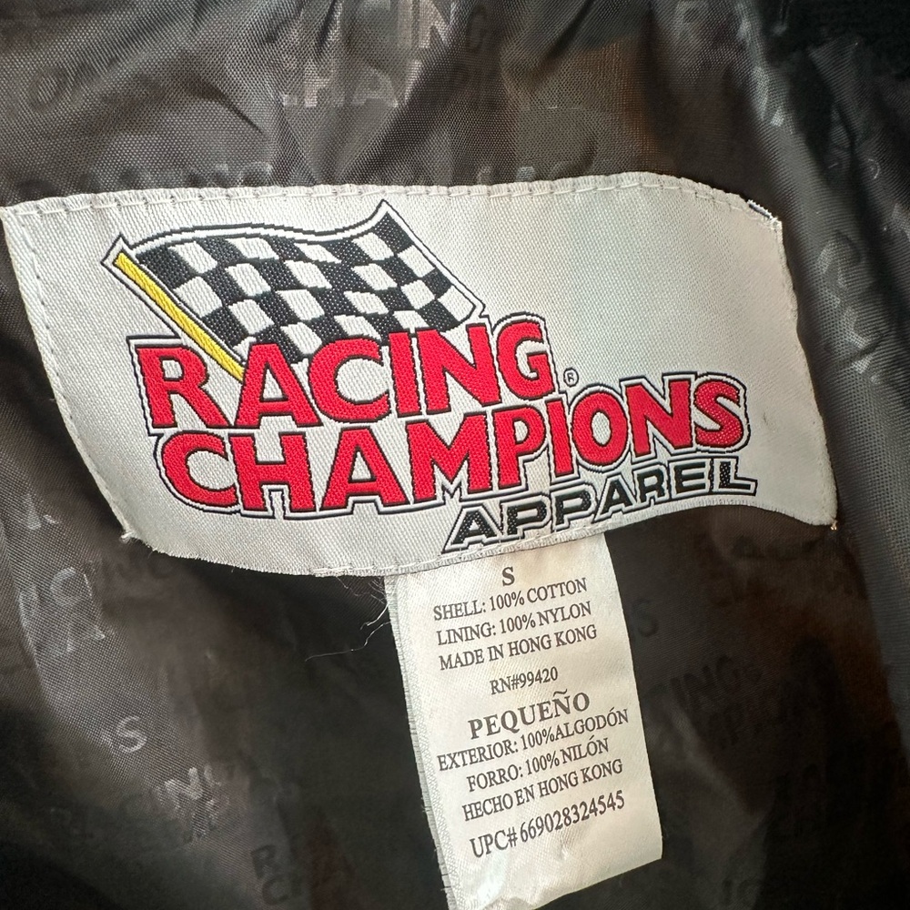 Nascar Yellow and Black Racing Jacket - Picture 2 of 2